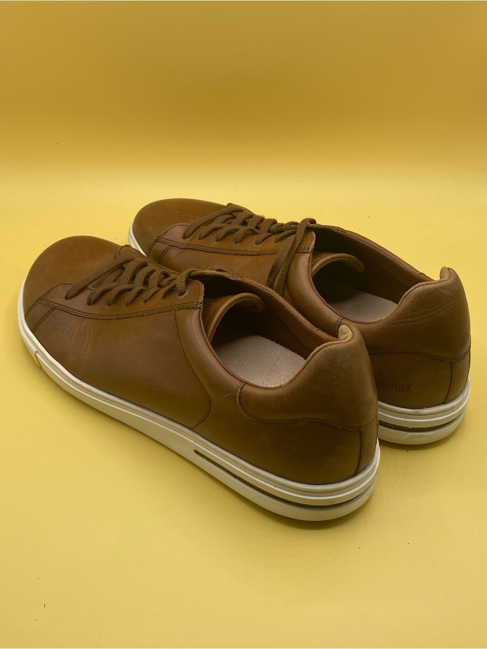 Birkenstock Bend Low Leather sneakers in cognac - Picture 3 of 5